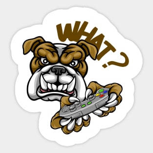 Bulldog-WHAT? Sticker